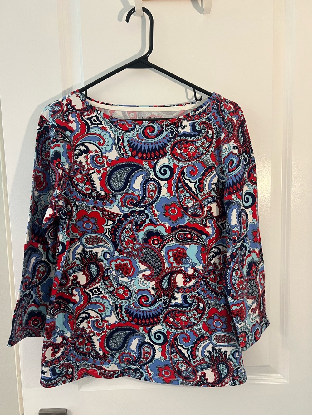 Bateau Neck Tee- Talbots